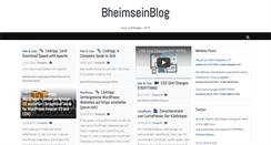 Desktop Screenshot of bheimseinblog.de